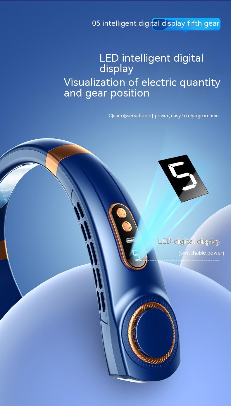 BreezeEase – Portable Mute Multifunction Hanging Neck Fan