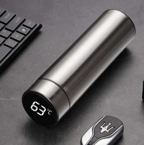 SmartSip LED Temperature Display Bottle – 500ML