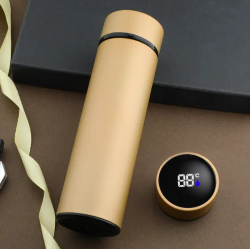 SmartSip LED Temperature Display Bottle – 500ML