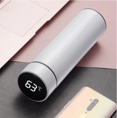 SmartSip LED Temperature Display Bottle – 500ML