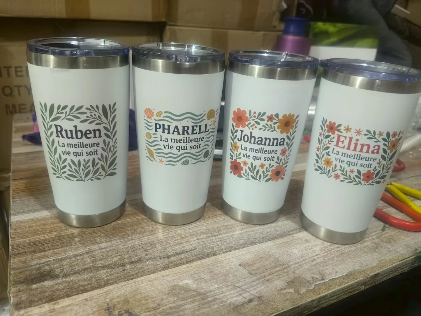 LogoTumbler 20oz Custom Stainless Steel Travel Mug