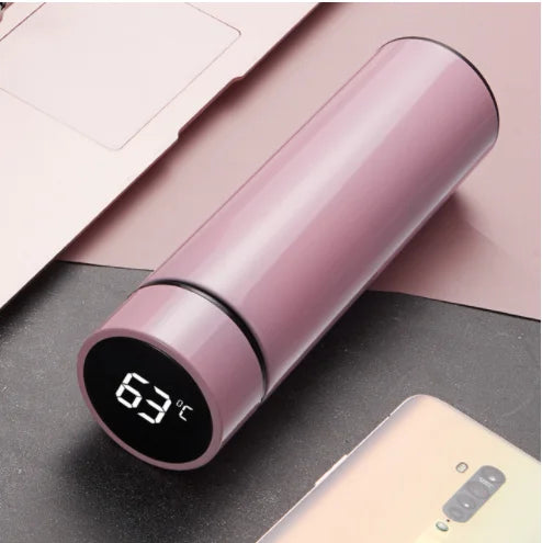 SmartSip LED Temperature Display Bottle – 500ML