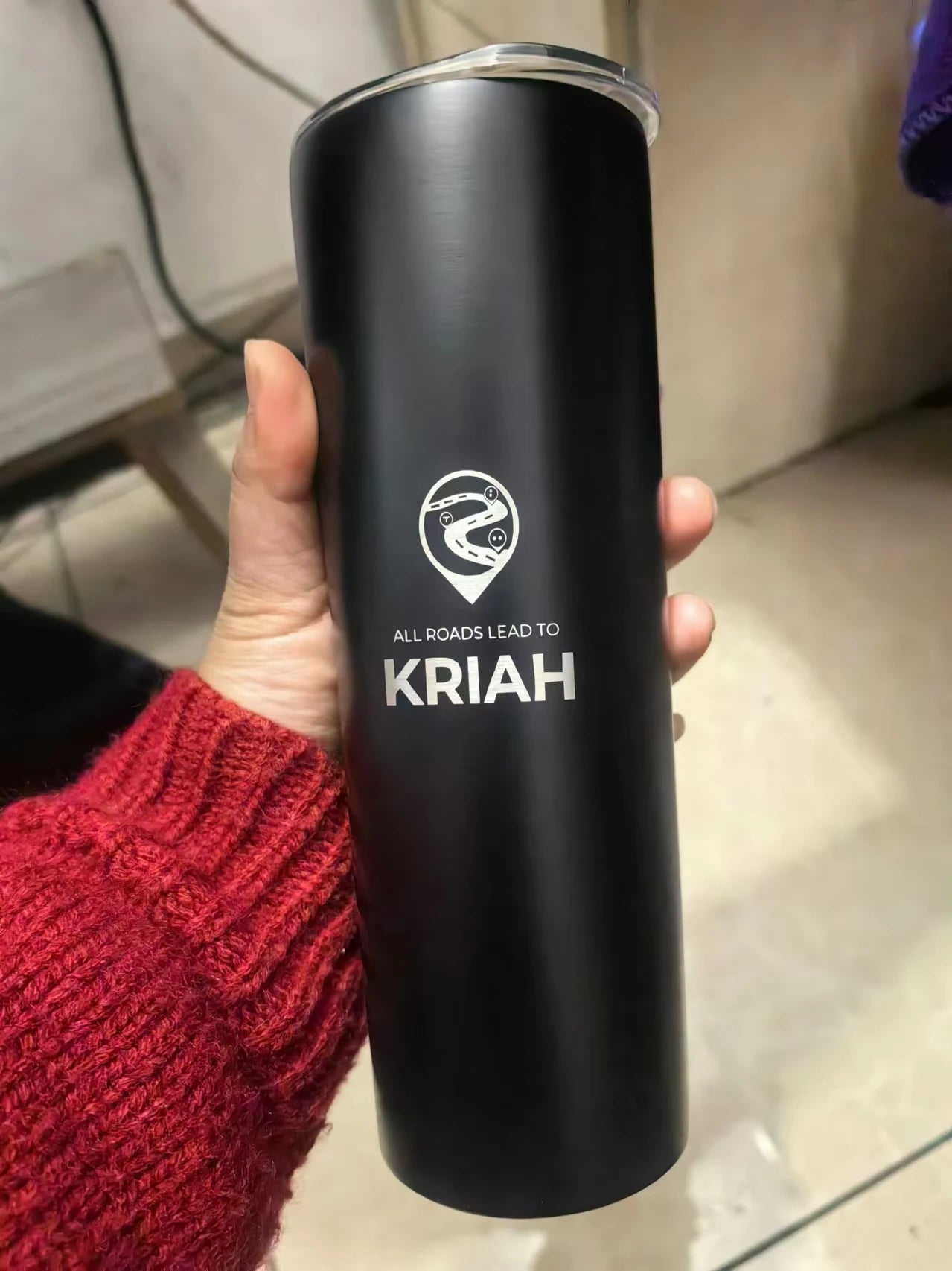 SmartSip LED Temperature Display Bottle – 500ML