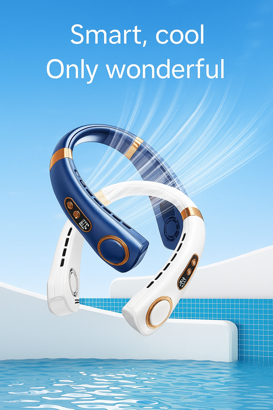 BreezeEase – Portable Mute Multifunction Hanging Neck Fan