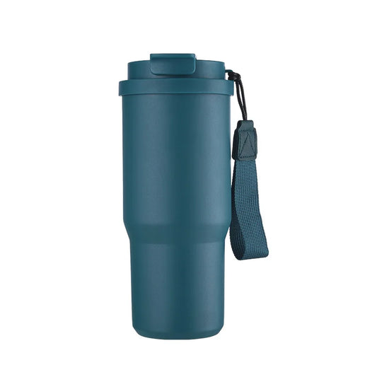 SipMate Custom Stainless Steel Coffee Cup with Straw